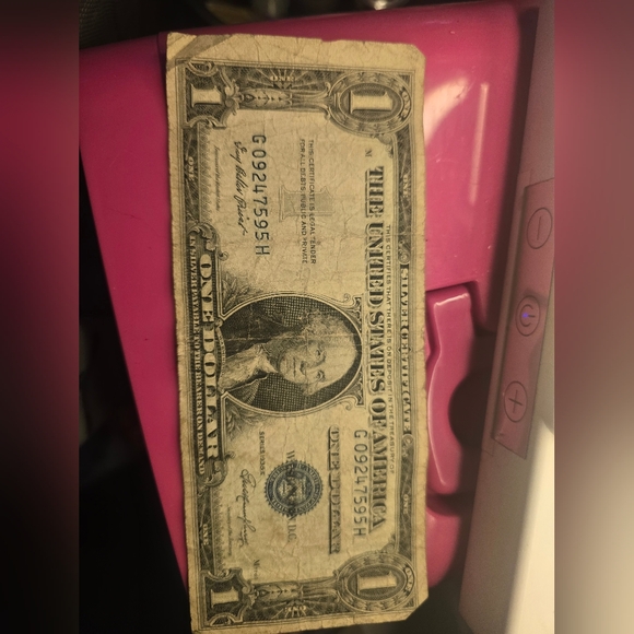 1935 series E silver certificate 1$ error bill - Picture 16 of 16